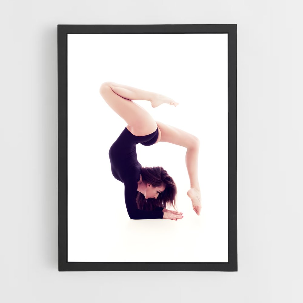 Poster Noir Éléguance – affiche Danse (vue 2)